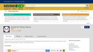 
                            12. Gmail for Notre Dame (Gmail) | InsideND