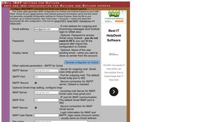 
                            12. GMail IMAP settings for Outlook - configure GMail Outlook account