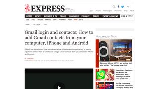 
                            5. Gmail login and contacts: How to add Gmail contacts from your ...