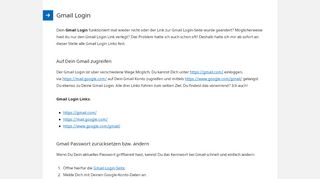 
                            6. Gmail Login | Einloggen | Passwort | Email | Konto | Problem - Crossbot