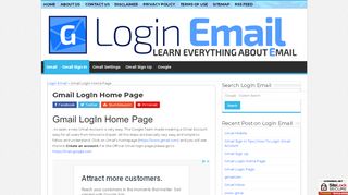 
                            6. Gmail LogIn Home Page - Login Email