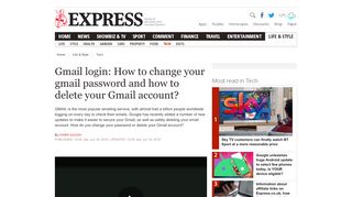 
                            6. Gmail login: How to change your gmail password and how to delete ...