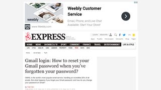 
                            6. Gmail login: How to reset your Gmail password when you've forgotten ...