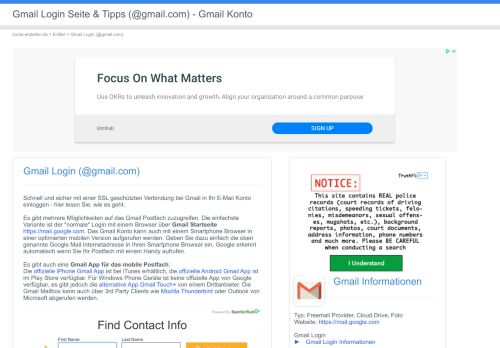 
                            12. Gmail Login - Login Seite - Gmail Konto - Konto erstellen