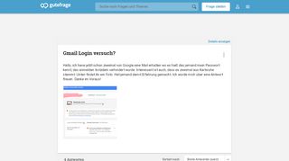
                            6. Gmail Login versuch? (Google) - Gutefrage