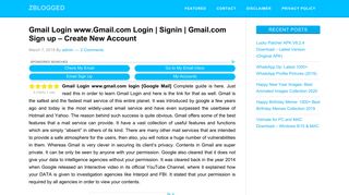 
                            7. Gmail Login www.Gmail.com Login | Signin | Gmail.com Sign up ...