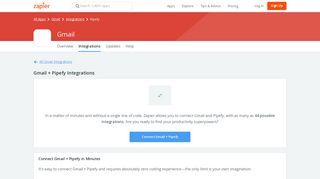 
                            11. Gmail + Pipefy Integrations | Zapier