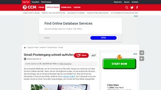 
                            13. Gmail-Posteingang schnell aufrufen - CCM
