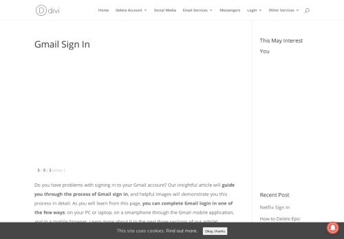 
                            7. Gmail Sign In [Gmail Login in 3 Simple Steps] | Web Account Killer