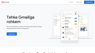 
                            4. Gmail – tasuta salvestusruum ja e-post Google'ilt