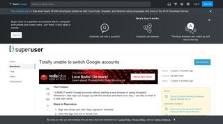 
                            6. gmail - Totally unable to switch Google accounts - Super User