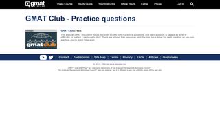 
                            8. GMAT Club - Practice questions | GMAT Prep Now Online Course