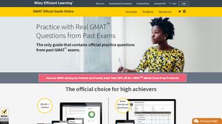 
                            7. GMAT Official Guide Online – Wiley Efficient Learning