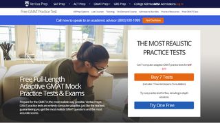 
                            2. GMAT Practice Test | Computer-Adaptive Exam | Veritas Prep