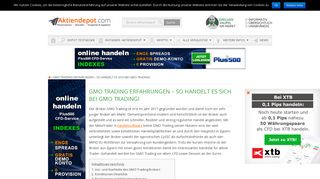 
                            11. GMO Trading Erfahrungen » [2018] Moderner Broker mit MT4 Plattform