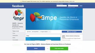 
                            3. GMPE - Sistema Gestão de Empresas Online - Página inicial | Facebook