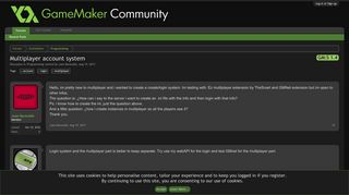 
                            11. GM:S 1.4 - Multiplayer account system | GameMaker Community