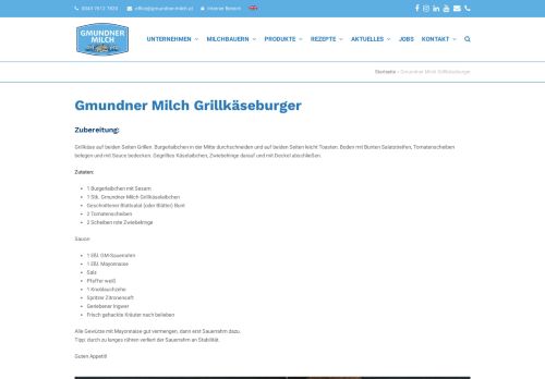 
                            4. Gmundner Milch Grillkäseburger | Gmundner Milch