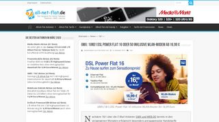 
                            10. GMX: 1&1 DSL Power Flat 16 & 50 mit WLAN-Modem ab 16,99 €