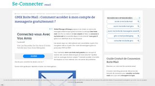 
                            9. GMX boite mail gratuite connexion : Mail @GMX.fr - Se connecter email