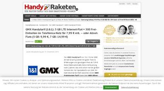 
                            12. GMX Handytarif: Test & Erfahrungen ab 6,99 €, 1&1 Flat ab 9,99 €