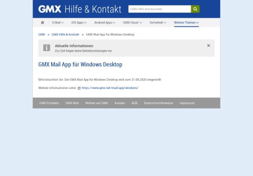 
                            1. GMX Mail App für Windows Desktop - GMX Hilfe