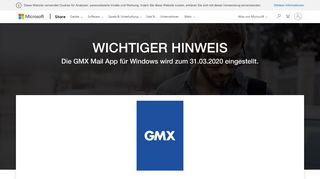 
                            8. GMX Mail beziehen – Microsoft Store de-AT