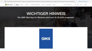 
                            8. GMX Mail beziehen – Microsoft Store de-CH