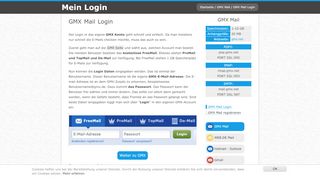 
                            12. GMX Mail Login | Mein Login