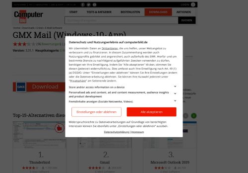 
                            10. GMX Mail (Windows-10-App) 3.7.4 - Download - COMPUTER BILD