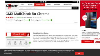 
                            6. GMX MailCheck für Chrome 4.3.5 - Download - COMPUTER BILD