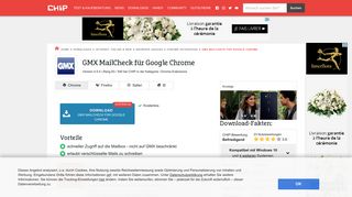 
                            6. GMX MailCheck für Google Chrome Download – kostenlos – CHIP