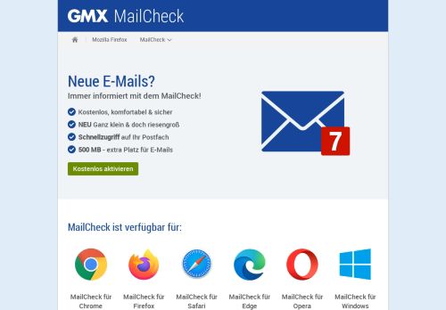 
                            3. GMX MailCheck