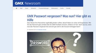 
                            3. GMX Passwort vergessen - was nun? Hier gibt es Hilfe