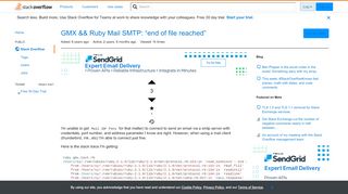 
                            10. GMX && Ruby Mail SMTP: 