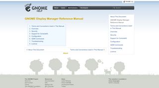 
                            8. GNOME Display Manager Reference Manual