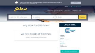 
                            5. GNS Fitness Careers, GNS Fitness Jobs in Ireland jobs.ie