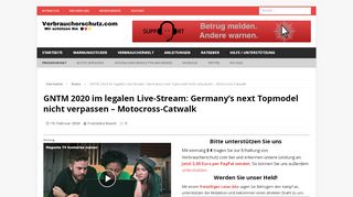 
                            5. GNTM 2019 im legalen Live-Stream: Germany's ... - Onlinewarnungen