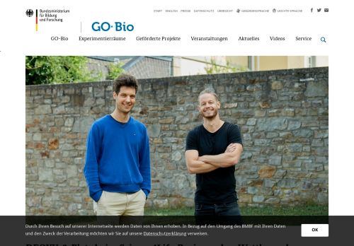 
                            9. GO-Bio | Gründungsoffensive Biotechnologie