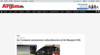 
                            7. Go Compare announces redundancies at its Newport HQ | South ...