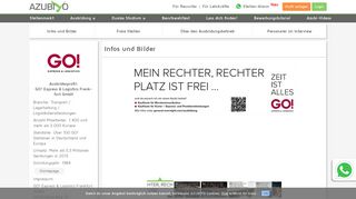 
                            11. GO! Express & Logistics Frankfurt GmbH als Ausbilder - Azubiyo