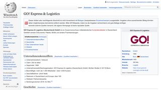 
                            2. GO! Express & Logistics – Wikipedia