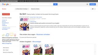 
                            10. Go Girl!: Raising Healthy, Confident and Successful Girls through Sports