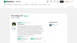 
                            9. Go Indigo Go - Review of IndiGo - TripAdvisor