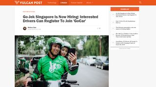 
                            10. Go-Jek Singapore Launches Driver Registration For 'GoCar'