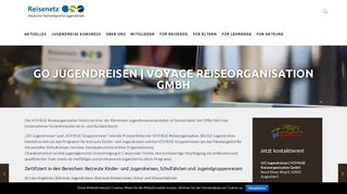 
                            8. GO Jugendreisen | VOYAGE Reiseorganisation GmbH - Reisenetz ...