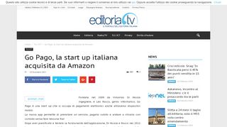 
                            6. Go Pago, la start up italiana acquisita da Amazon - Editoria.tv