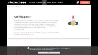 
                            2. GO-paket - för e-handel och webb - SiteDirect