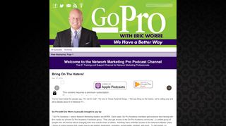 
                            7. Go Pro With Eric Worre