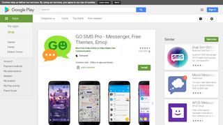 
                            4. GO SMS Pro - Messenger, Free Themes, Emoji - Apps on Google Play